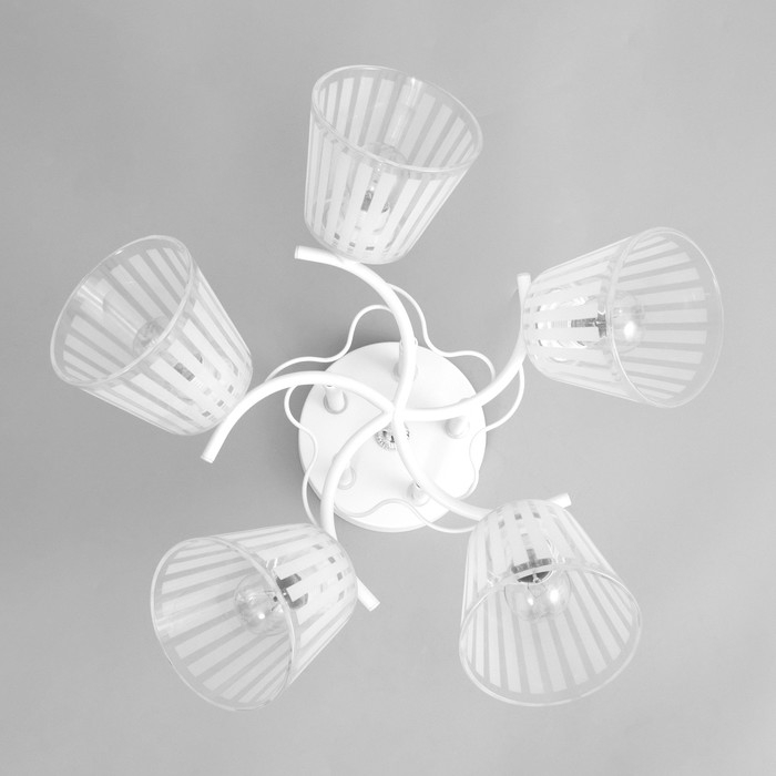 Люстра Люстра "Ванесса" 5х60Вт Е27 Белый 45х45х27см