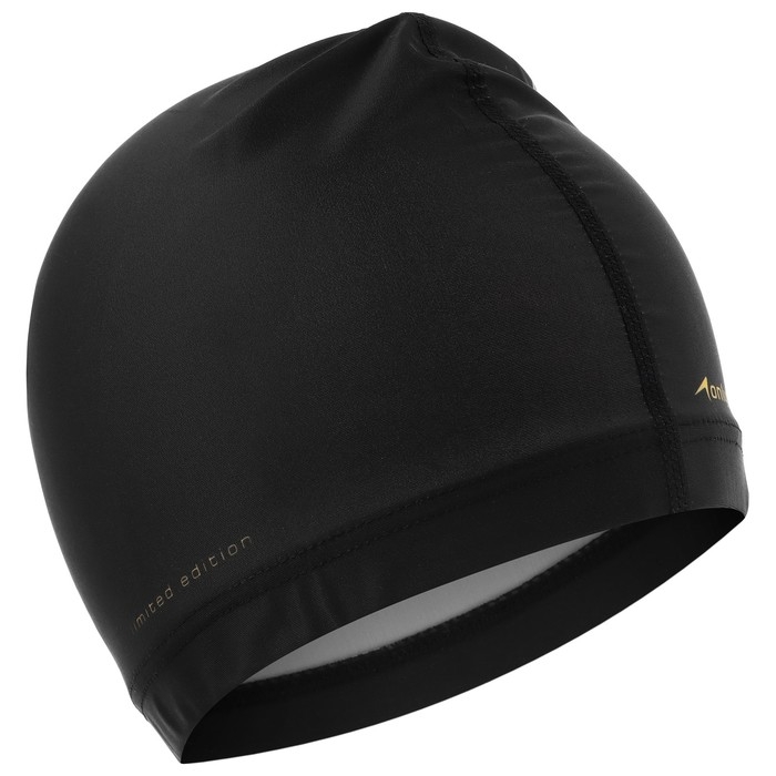 Шапочка для плавания ONLYTOP, тканевая, обхват 54-60 см, цвет чёрный Шапочка для плавания ONLYTOP, тканевая, обхват 54-60 см, цвет чёрный