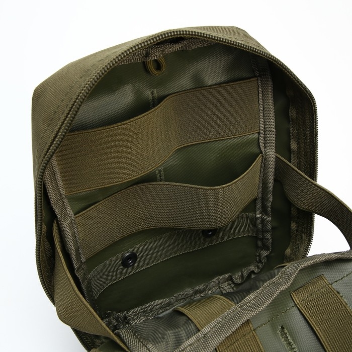 Подсумок медицинский, тактический, 20х13 см, зеленый Подсумок медицинский, тактический, 20х13 см, зеленый