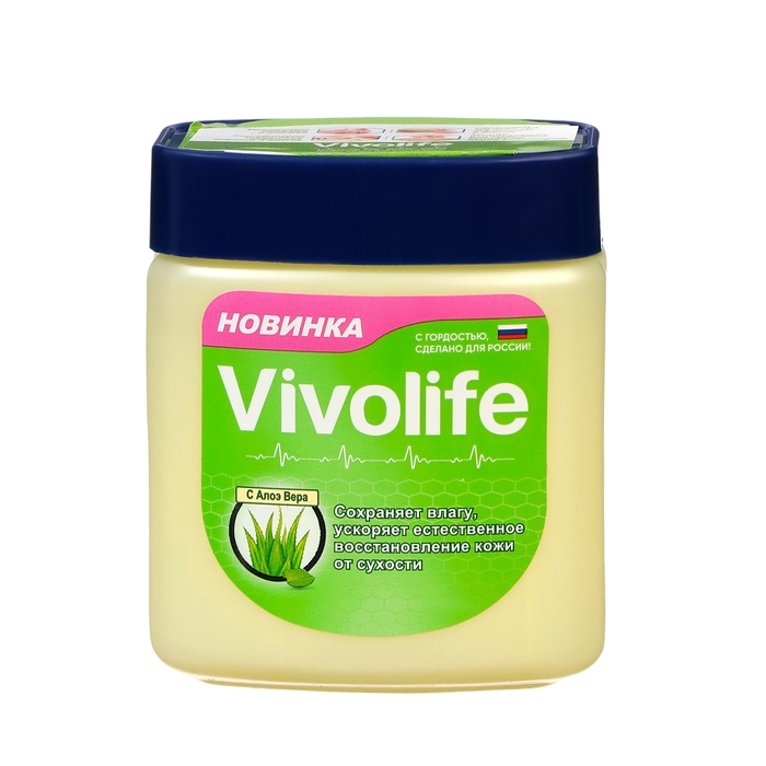 Вазелин Vivolife оригинальный, алое вера, 122 мл Вазелин Vivolife оригинальный, алое вера, 122 мл