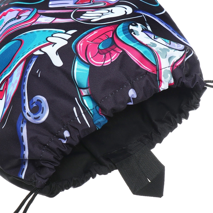 Мешок для обуви 480 х 360 мм, Феникс, сублимация, светоотражающая полоса,  Мешок для обуви 480 х 360 мм, Феникс, сублимация, светоотражающая полоса, "Будь в ударе"