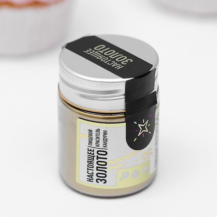 Блеск пищевой MIXIE «Настоящее золото», 10 г Блеск пищевой MIXIE «Настоящее золото», 10 г