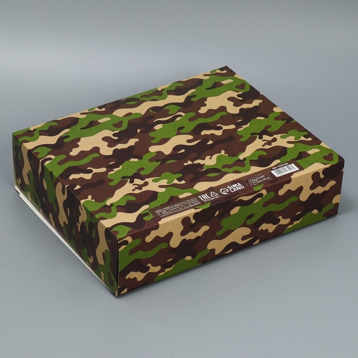 Коробка подарочная, упаковка, «23 февраля», 31 х 24.5 х 8 см Коробка подарочная, упаковка, «23 февраля», 31 х 24.5 х 8 см