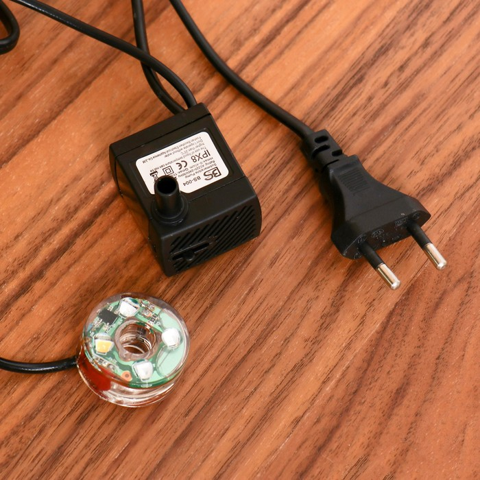 Фонтан  Фонтан "Совушки" 21х28 см (с подсветкой)