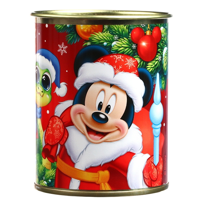 Новый год. Копилка Новый год. Копилка "Год Змеи 2025", 9.5х9.5х7.5 см, Микки Маус