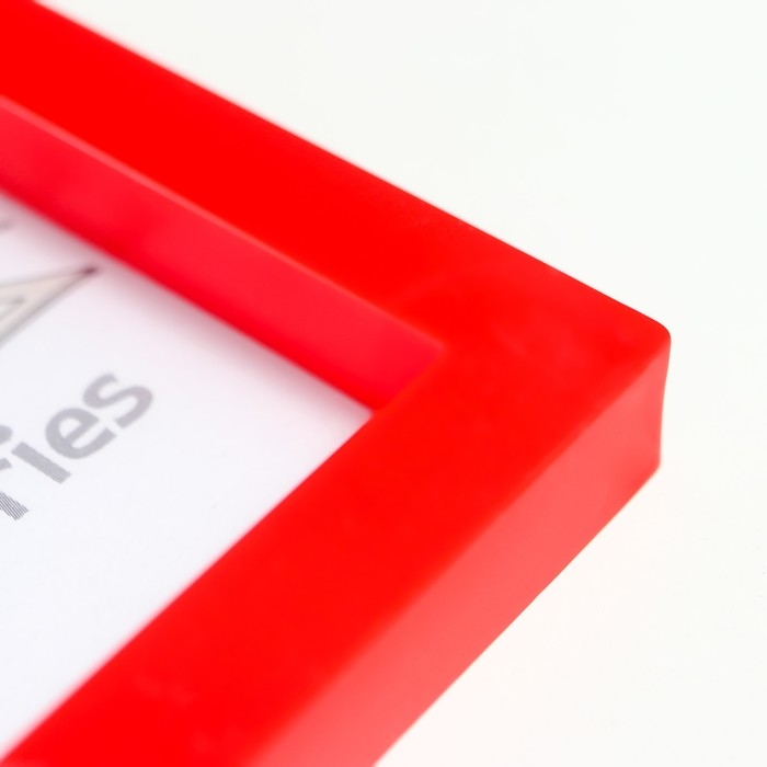 Фоторамка пластик L-3 10х15 см, красный Фоторамка пластик L-3 10х15 см, красный