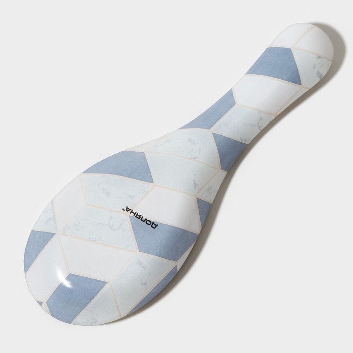 Подставка стеклянная под ложку Доляна «Розовый мрамор», 23,5×8,3×1,5 см Подставка стеклянная под ложку Доляна «Розовый мрамор», 23,5×8,3×1,5 см