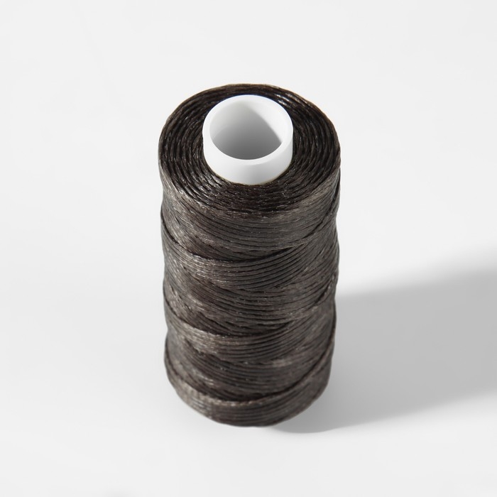 Нитки вощёные, плоские, 150D/16, 0,8 мм, 50 ± 2 м, цвет серый Нитки вощёные, плоские, 150D/16, 0,8 мм, 50 ± 2 м, цвет серый