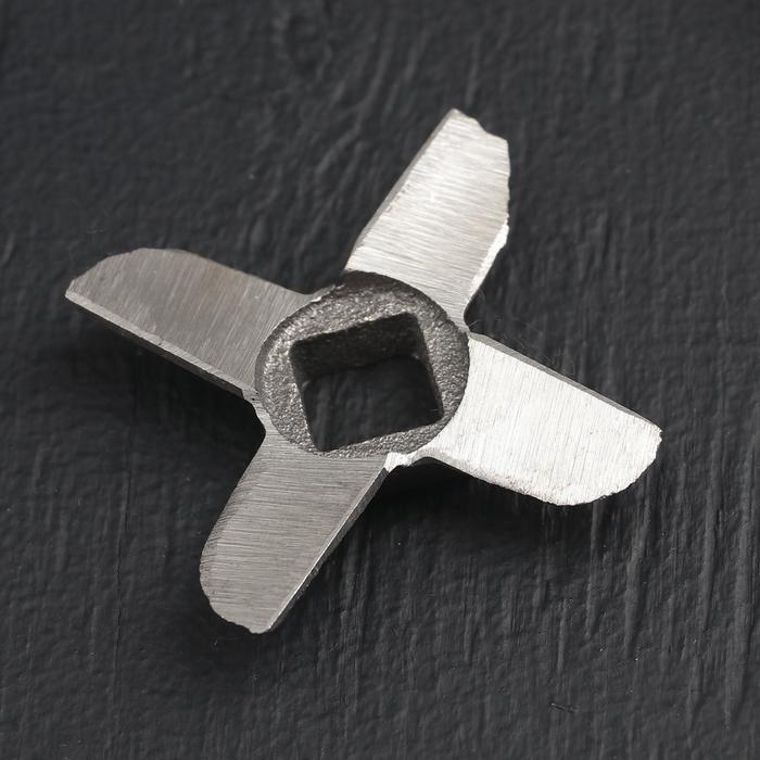 Нож для мясорубки А-8 Доляна, центральное отверстие 1×1 см Нож для мясорубки А-8 Доляна, центральное отверстие 1×1 см