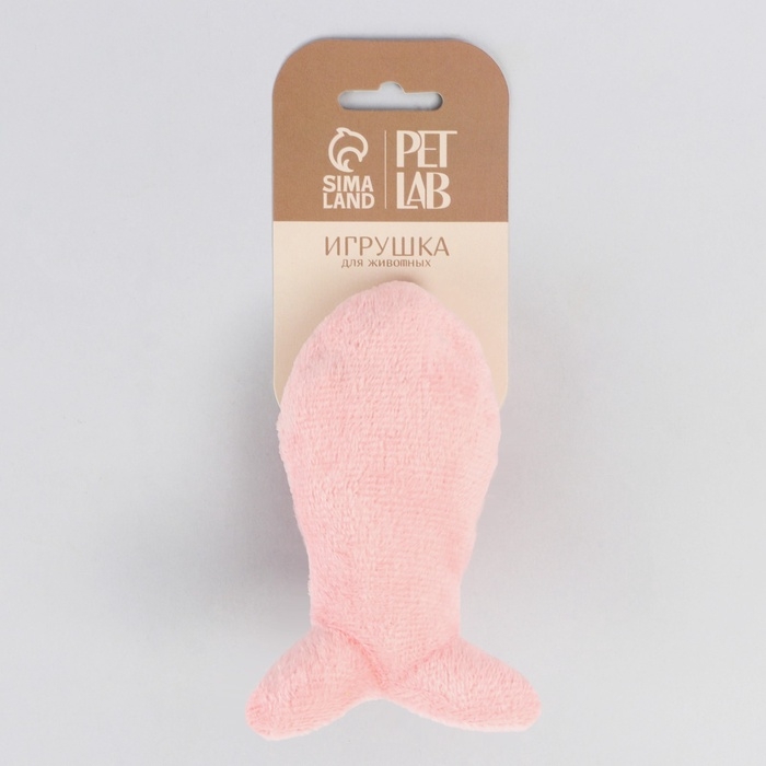Игрушка для кошки «Рыбка» с кошачьей мятой, розовая Игрушка для кошки «Рыбка» с кошачьей мятой, розовая