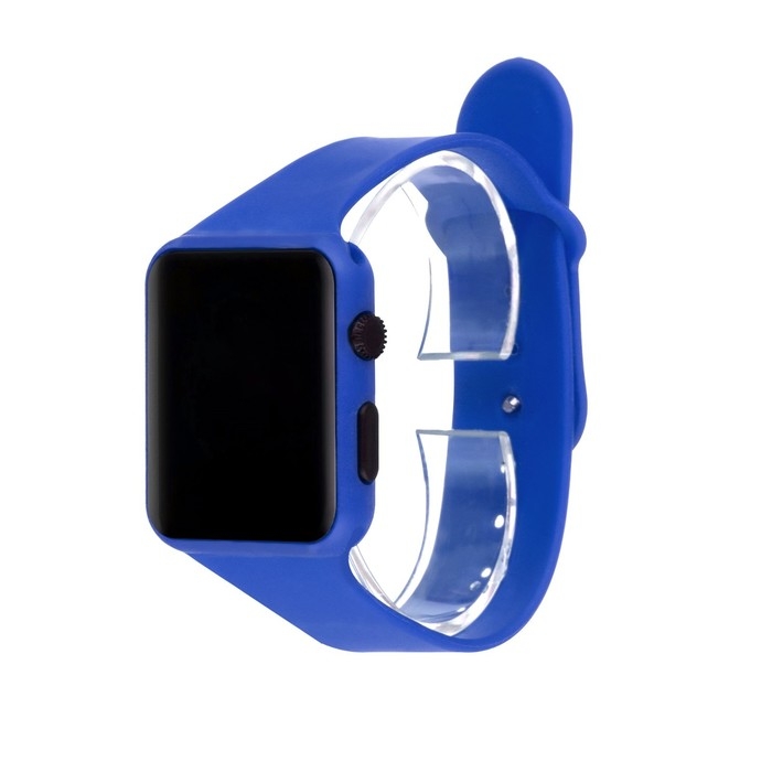 Часы наручные электронные с силиконовым ремешком Часы наручные электронные с силиконовым ремешком