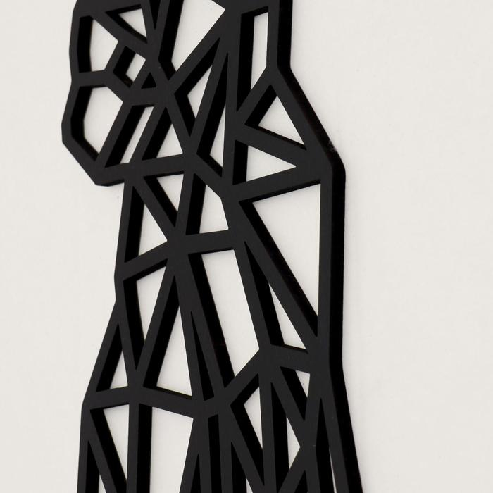 Декоративное панно деревянное Декоративное панно деревянное "Котик" 24х39(42х42)см