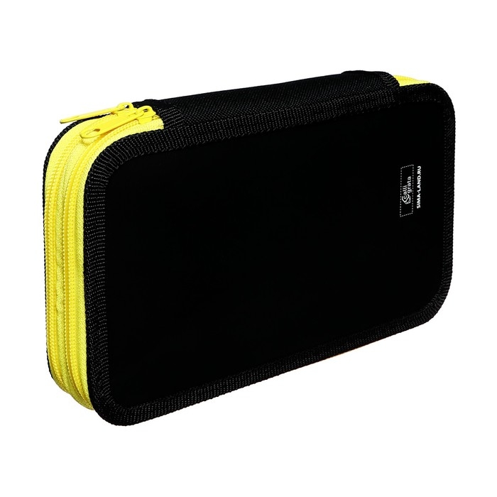 Пенал 2 секции, 125 х 205 х 40 мм, Calligrata 30П26/2  Пенал 2 секции, 125 х 205 х 40 мм, Calligrata 30П26/2 "Маска 2", ламинированный картон