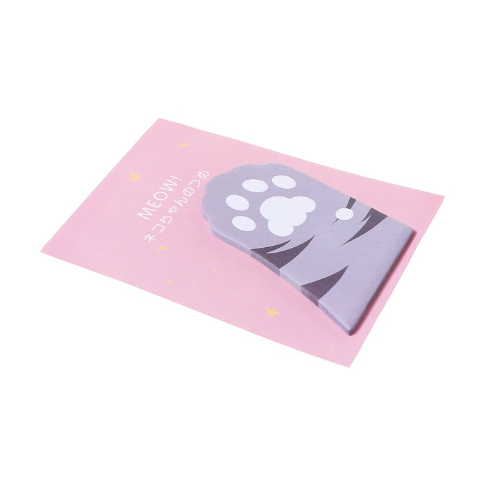 Блок для записей 45мм х 75мм 30л Серая лапка Блок для записей 45мм х 75мм 30л Серая лапка