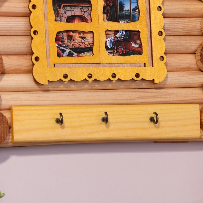 Ключница Ключница "Изба с окном", 26 х 25 см