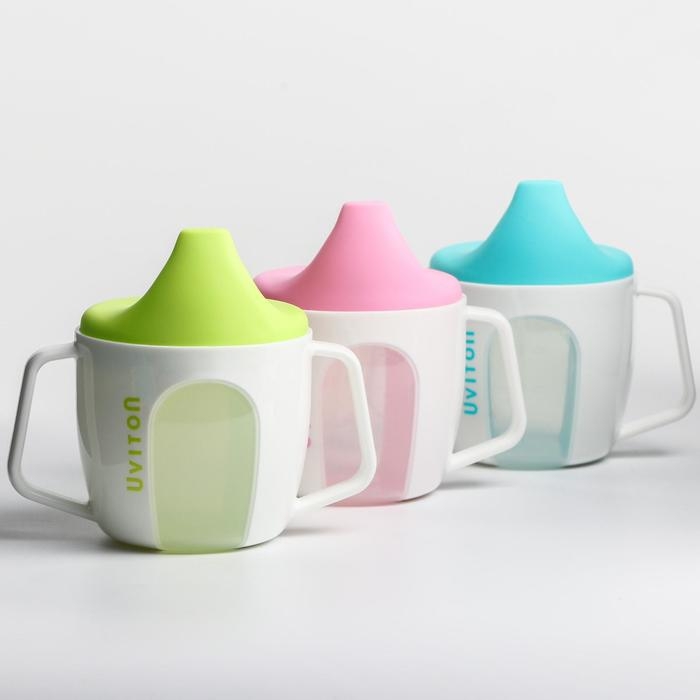 Обучающий Поильник-чашечка с твёрдым носиком, 2в1, с ручками, 180 мл., цвет МИКС Обучающий Поильник-чашечка с твёрдым носиком, 2в1, с ручками, 180 мл., цвет МИКС