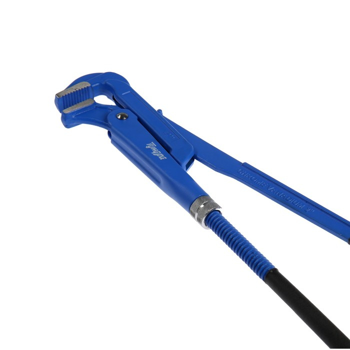 Ключ трубный рычажный ТУНДРА, плоский зажим 90°, раскрытие до 65 мм, №3, 2 Ключ трубный рычажный ТУНДРА, плоский зажим 90°, раскрытие до 65 мм, №3, 2"