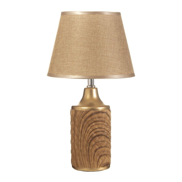 Настольная лампа Настольная лампа "Аннет" E14 40Вт коричневый 23х23х41 см RISALUX