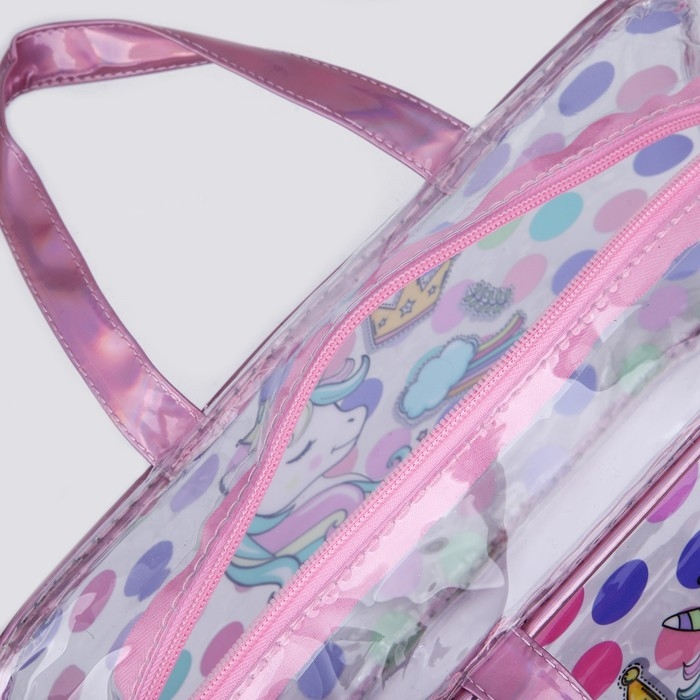 Набор косметичек для бассейна, 2 в 1, цвет розовый Набор косметичек для бассейна, 2 в 1, цвет розовый