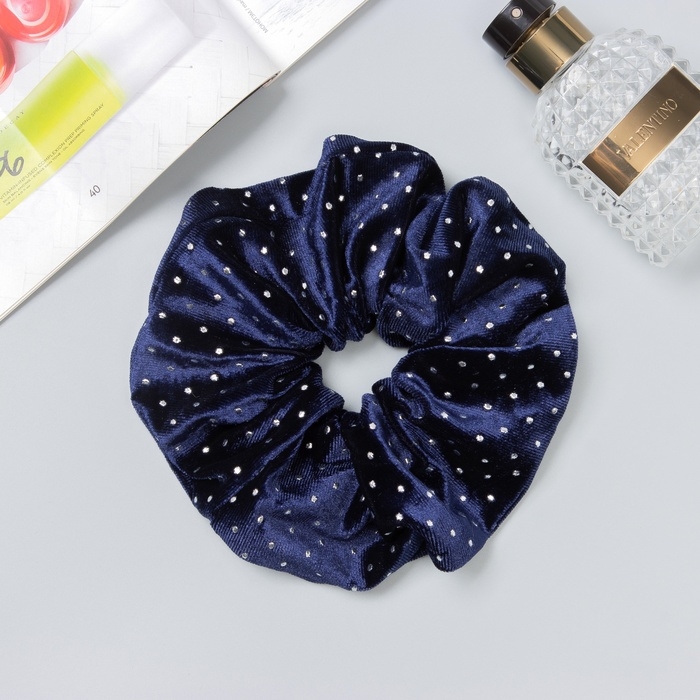 Резинка для волос Резинка для волос "Орбита" стиль блеск, 15 см, фиолетовый