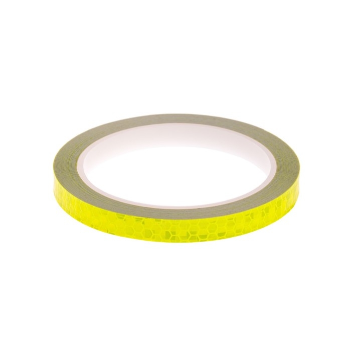 Светоотражающая лента, самоклеящаяся, желтая, 1 см х 8 м Светоотражающая лента, самоклеящаяся, желтая, 1 см х 8 м