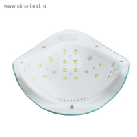 Лампа для гель-лака JessNail SUN 5, UV/LED, 48 Вт, таймер 10/30/60 сек, цвет мятный