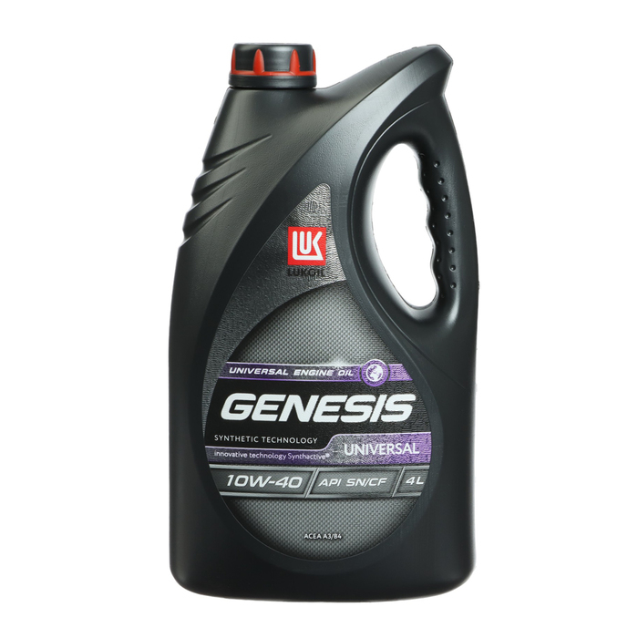 Моторное масло Лукойл Genesis Universal 10W-40, API SN/CF, синтетическое, 4 л 3148646 Моторное масло Лукойл Genesis Universal 10W-40, API SN/CF, синтетическое, 4 л 3148646
