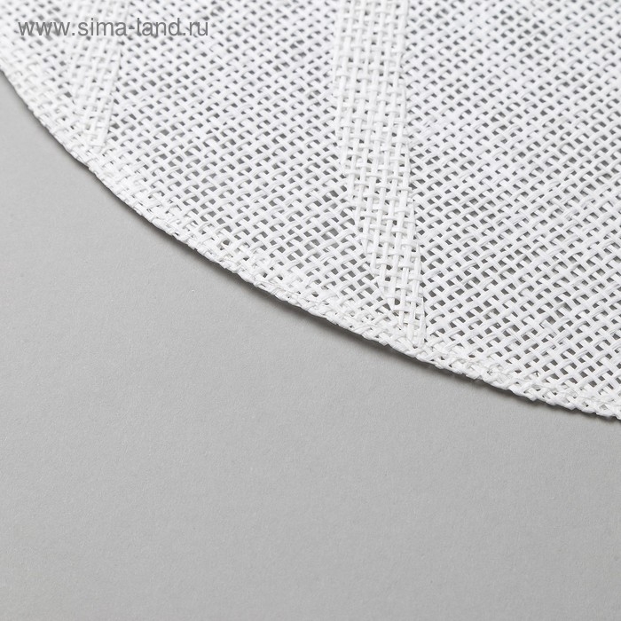 Салфетка сервировочная Доляна "Листочки", цв.белый, 30*45 см