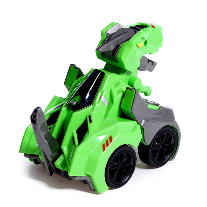 Робот «Раптор», инерционный, трансформируется, цвет зелёный