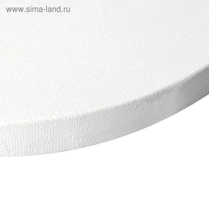 Холст круглый на подрамнике Calligrata, d-25 см, 2 см, хлопок 100%, акриловый грунт, cреднезернистый, 380 г/м² Холст круглый на подрамнике Calligrata, d-25 см, 2 см, хлопок 100%, акриловый грунт, cреднезернистый, 380 г/м²