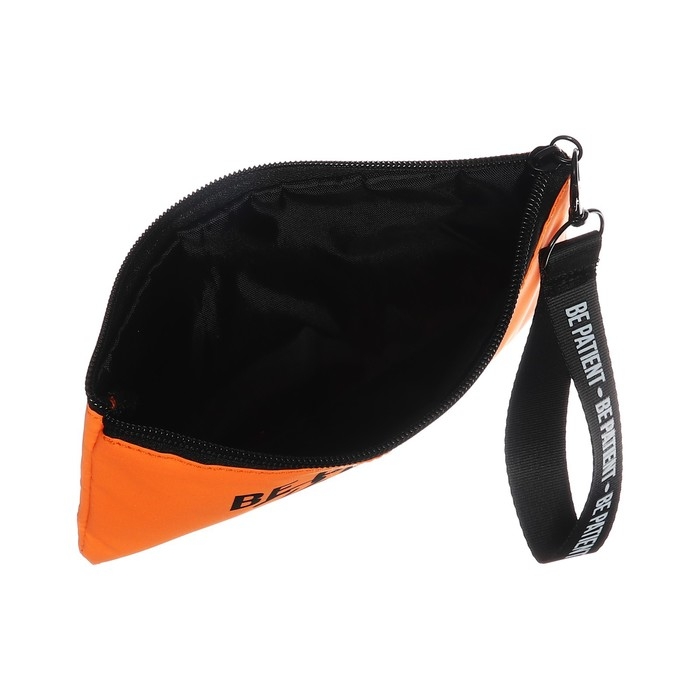 Пенал мягкий, 1 отделение, 100 х 195 мм, плоский, светоотражающий элемент, Феникс Пенал мягкий, 1 отделение, 100 х 195 мм, плоский, светоотражающий элемент, Феникс "Твои правила" оранжевый 61332