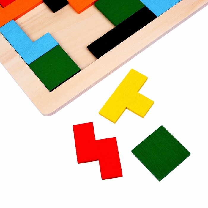 Головоломка «Тетрис», 18×27 см, 40 деталей Головоломка «Тетрис», 18×27 см, 40 деталей