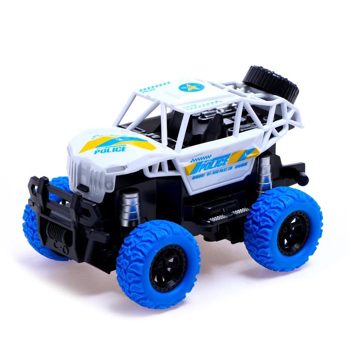 Джип радиоуправляемый «Полиция», работает от батареек, МИКС Джип радиоуправляемый «Полиция», работает от батареек, МИКС