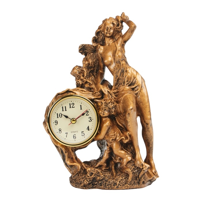 Часы настольные интерьерные, на батарейках ААА , 21.5 х 13.5 х 8.5 см , d-6 см Часы настольные интерьерные, на батарейках ААА , 21.5 х 13.5 х 8.5 см , d-6 см