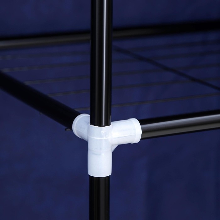 Шкаф для одежды, 119×44×172 см, цвет синий Шкаф для одежды, 119×44×172 см, цвет синий