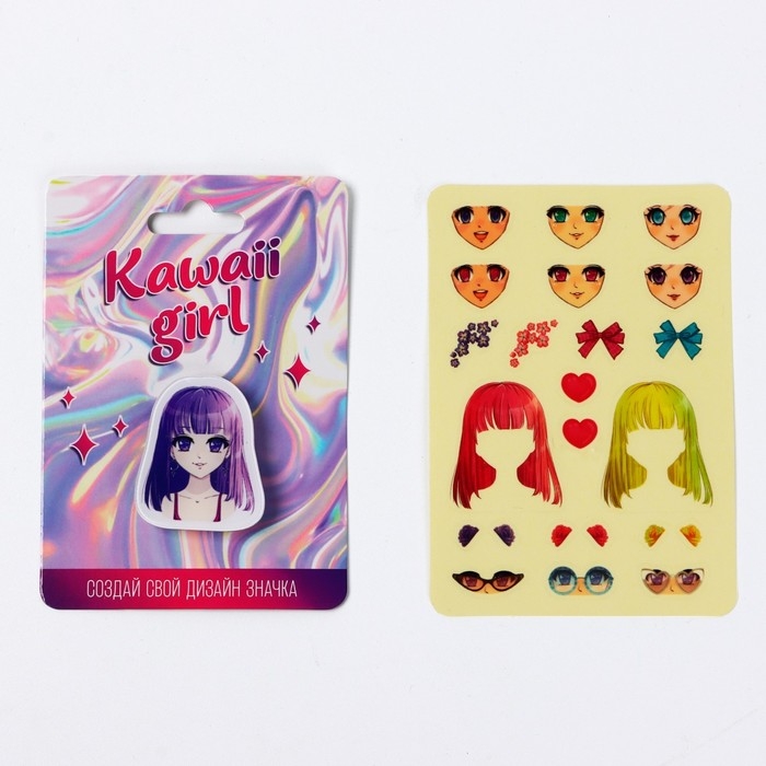 Значок Значок "Аниме", 2.5 х 3.3 см