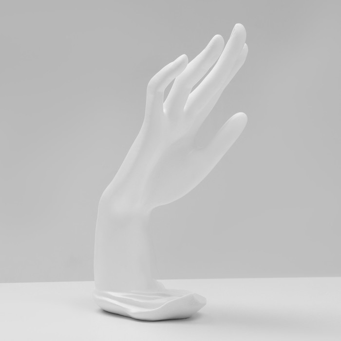 Подставка для украшений «Рука» 9×12×22, цвет белый