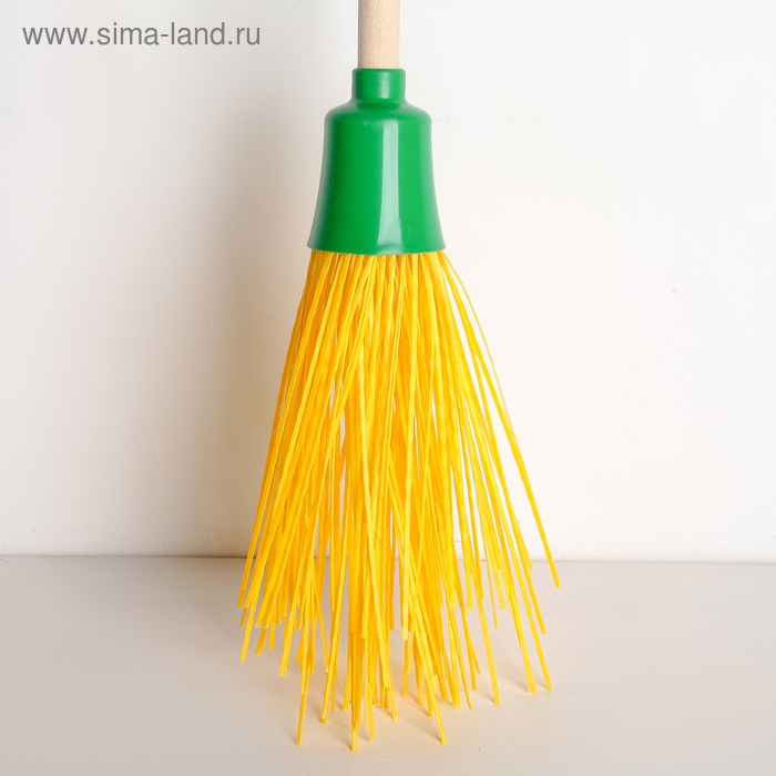 Метла полипропиленовая «Малыш», с черенком, малая, 95 см, цвет МИКС Метла полипропиленовая «Малыш», с черенком, малая, 95 см, цвет МИКС