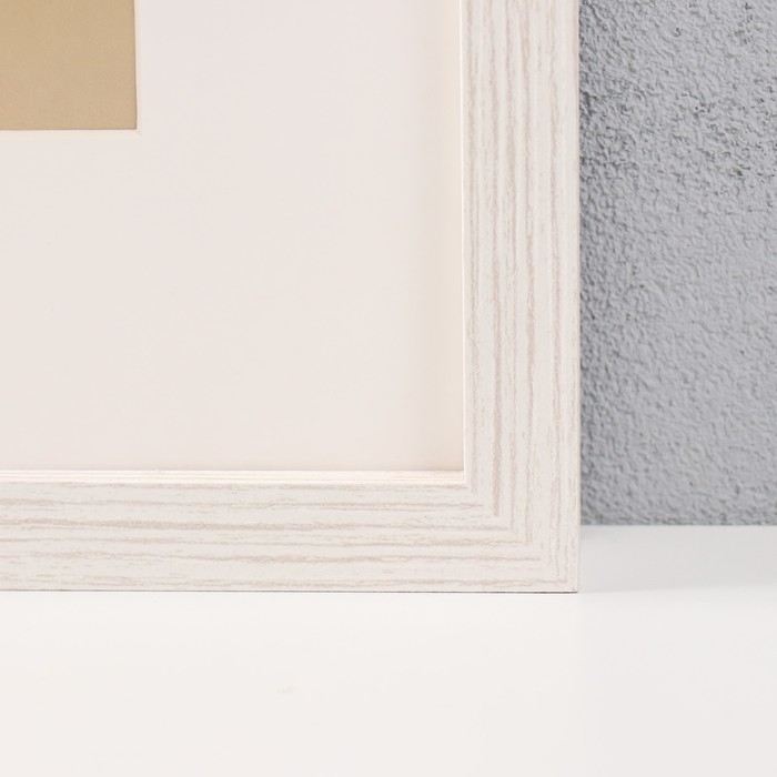 Фоторамка МДФ 30х40 см, №4, wenge veralinga, 16 мм, с паспарту Фоторамка МДФ 30х40 см, №4, wenge veralinga, 16 мм, с паспарту