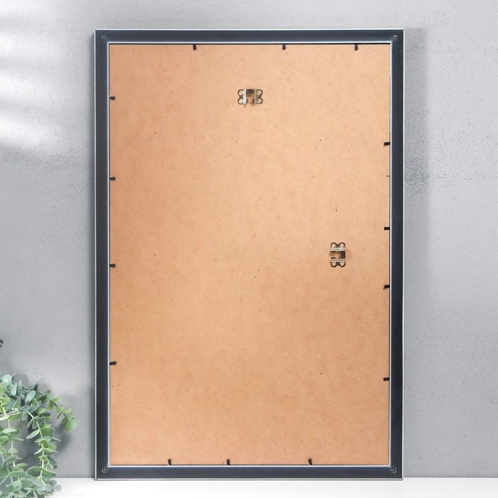 Фоторамка пластик Фоторамка пластик "МИРАМ" 40х60 см, 642948 коричневый с золотом (пластиковый экран)