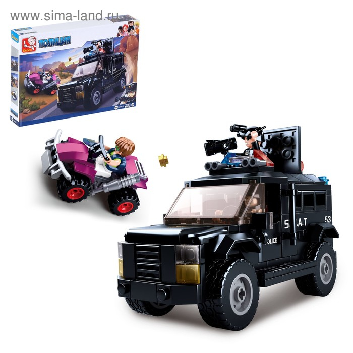 Конструктор «Полиция: Погоня», 293 детали Конструктор «Полиция: Погоня», 293 детали