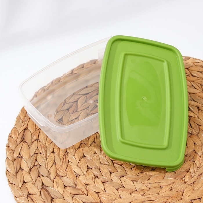 Контейнер пищевой «Каскад», 700 мл, цвет прозрачный, крышка МИКС Контейнер пищевой «Каскад», 700 мл, цвет прозрачный, крышка МИКС
