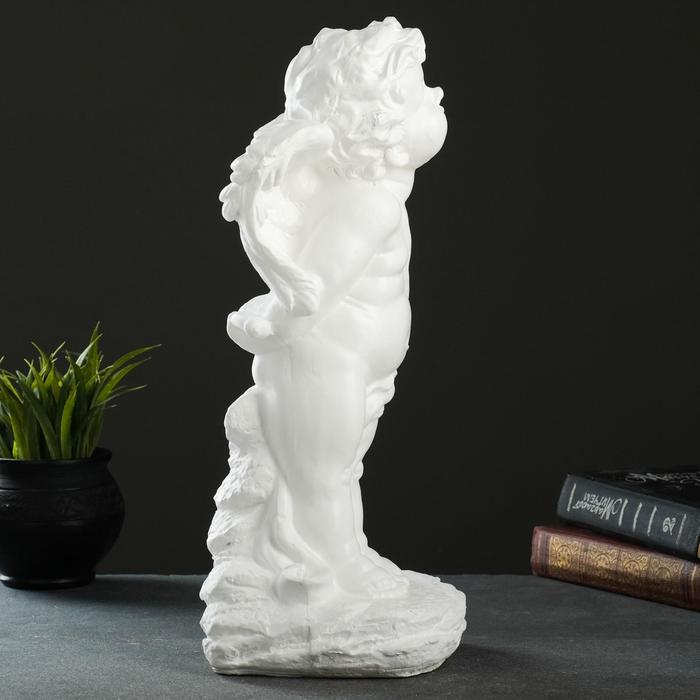 Фигура  Фигура "Ангел Амур" белый 15х15х37см