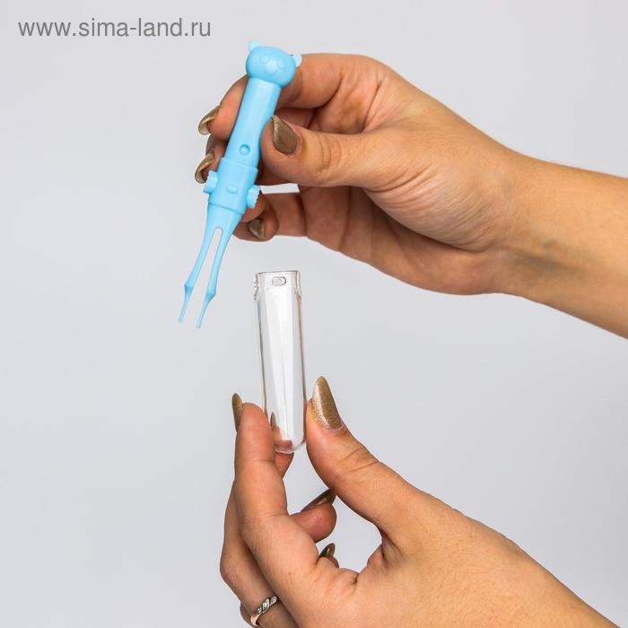 Пинцет для чистки носа, детский, с колпачком, цвет МИКС Пинцет для чистки носа, детский, с колпачком, цвет МИКС