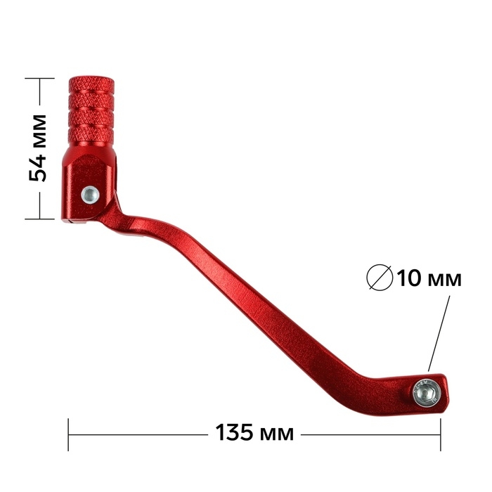 Рычаг переключения передач, складной, 135×54 мм, посадочное 10 мм, черный Рычаг переключения передач, складной, 135×54 мм, посадочное 10 мм, черный
