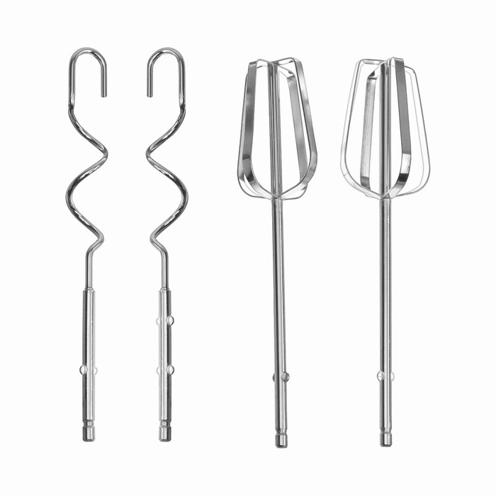 Миксер Luazon LMR-02, ручной, 180 Вт, 7 скоростей, 2 насадки, бело-чёрный Миксер Luazon LMR-02, ручной, 180 Вт, 7 скоростей, 2 насадки, бело-чёрный