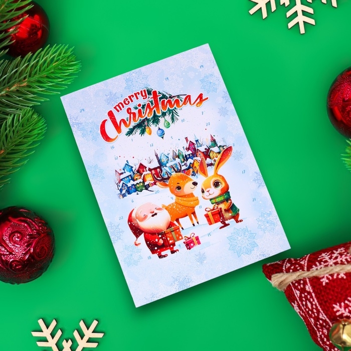 Новый год. Адвент-календарь Baron, 50 г Новый год. Адвент-календарь Baron, 50 г