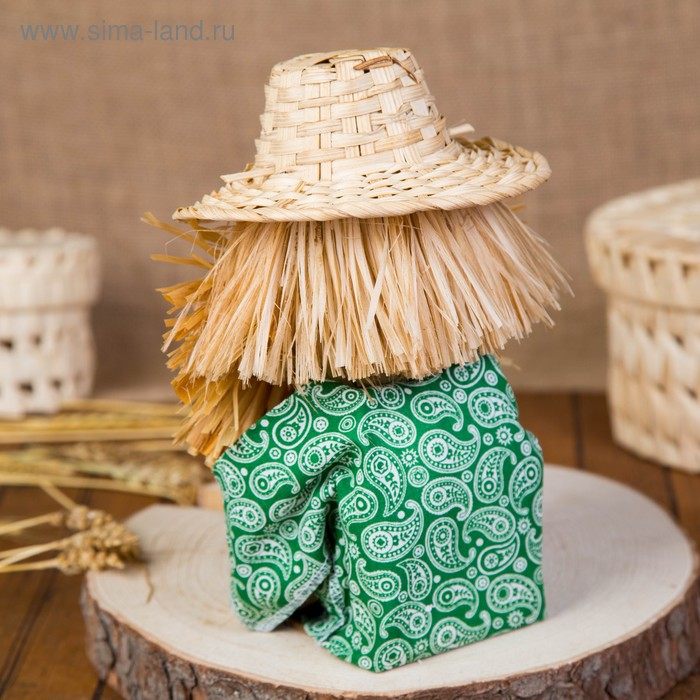 Оберег-домовой Оберег-домовой "Тимофей с сердцем", большой, 24х15х15 см МИКС