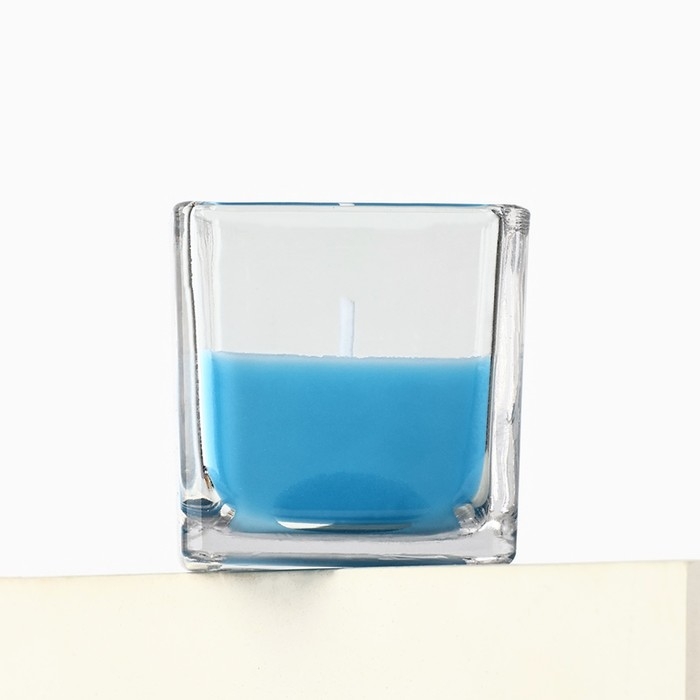 Ароматическая свеча «Безоблачного счастья», аромат цветочный, 5,3 х 5,3 х 5,5 см.