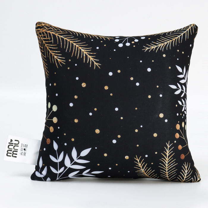 Подушка-антистресс декоративная «С Новым Годом», новогодняя, сказочный лес, 21 х 21 см. Подушка-антистресс декоративная «С Новым Годом», новогодняя, сказочный лес, 21 х 21 см.